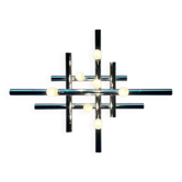 Mid-century Swiss space-age wall lamps or ceiling lights by Temde, 1960s.