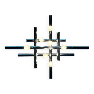 Mid-century Swiss space-age wall lamps or ceiling lights by Temde, 1960s.
