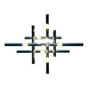Mid-century Swiss space-age wall lamps or ceiling lights by Temde, 1960s.