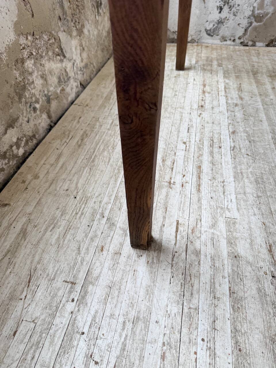 Large “square” oak farmhouse table 1950