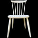 Série de 4 chaises vintage en bois massif style Scandinave