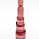 Blown glass candlestick by Bernard Heesen