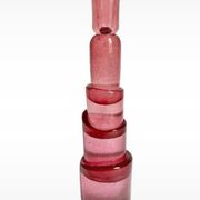 Bougeoir en verre soufflé Bernard Heesen