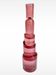 Blown glass candlestick by Bernard Heesen