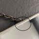 Vintage barber mirror and chain