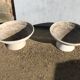 Paire de soucoupes pots de jardin