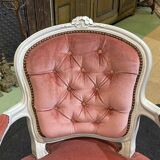 1970s Louis XV style cabriolet armchair