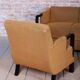 Czech Art Deco Sofas and Lounge Chairs in Beech and Oak attributed to Jindrich Halabala for Up Závody, 1930s, Set of 3