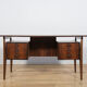 Mid-Century Rosewood Desk by Gunnar Nielsen Tibergaard for Tibergaard, Denmark, 1960s