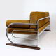 Bauhaus Tubular Chrome Steel Sofa from Hynek Gottwald, 1930s