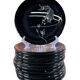 Fish service Vallauris 13 pieces black lacquer fish decor 1950s