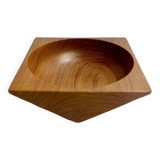 Scandinavian teak bowl by Söwe Konst Sweden, 1950s-1960s