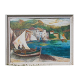 Oil on panel