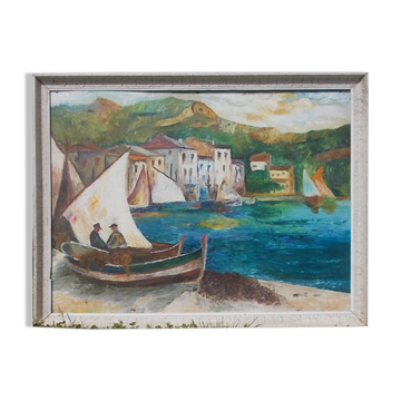 Oil on panel