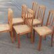 Lot de 6 chaises Art déco
