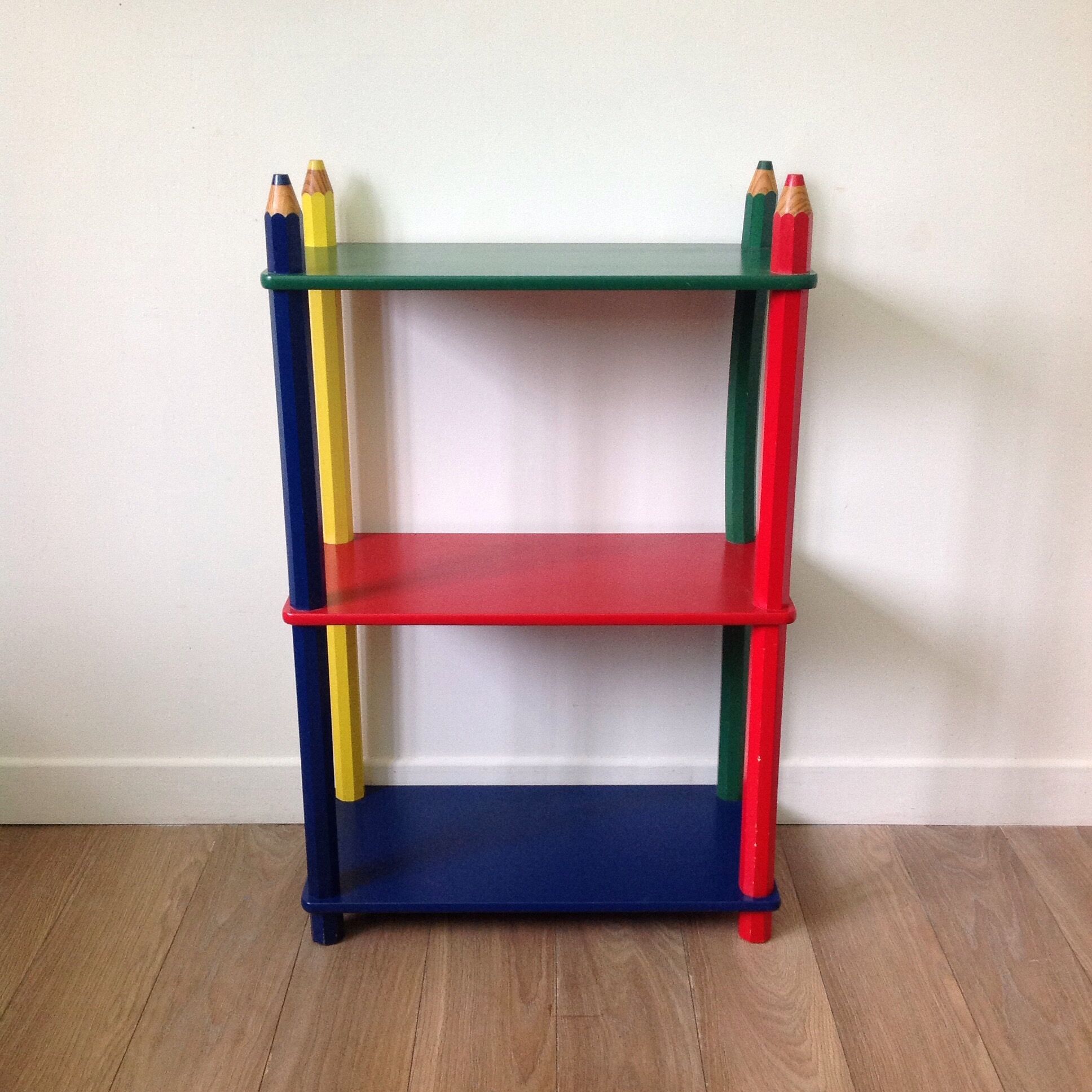 Etagère crayons années 80