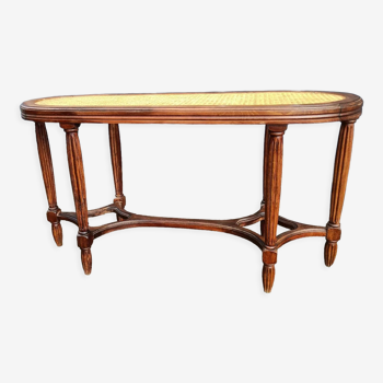 Wooden piano bench louis XVI style