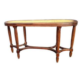 Wooden piano bench louis XVI style