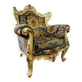 Vintage baroque armchair / armchair / armchair