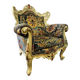 Fauteuil baroque vintage / fauteuil / fauteuil