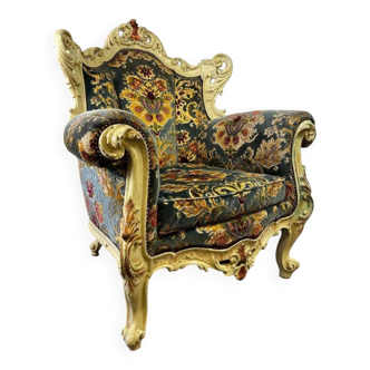 Vintage baroque armchair / armchair / armchair