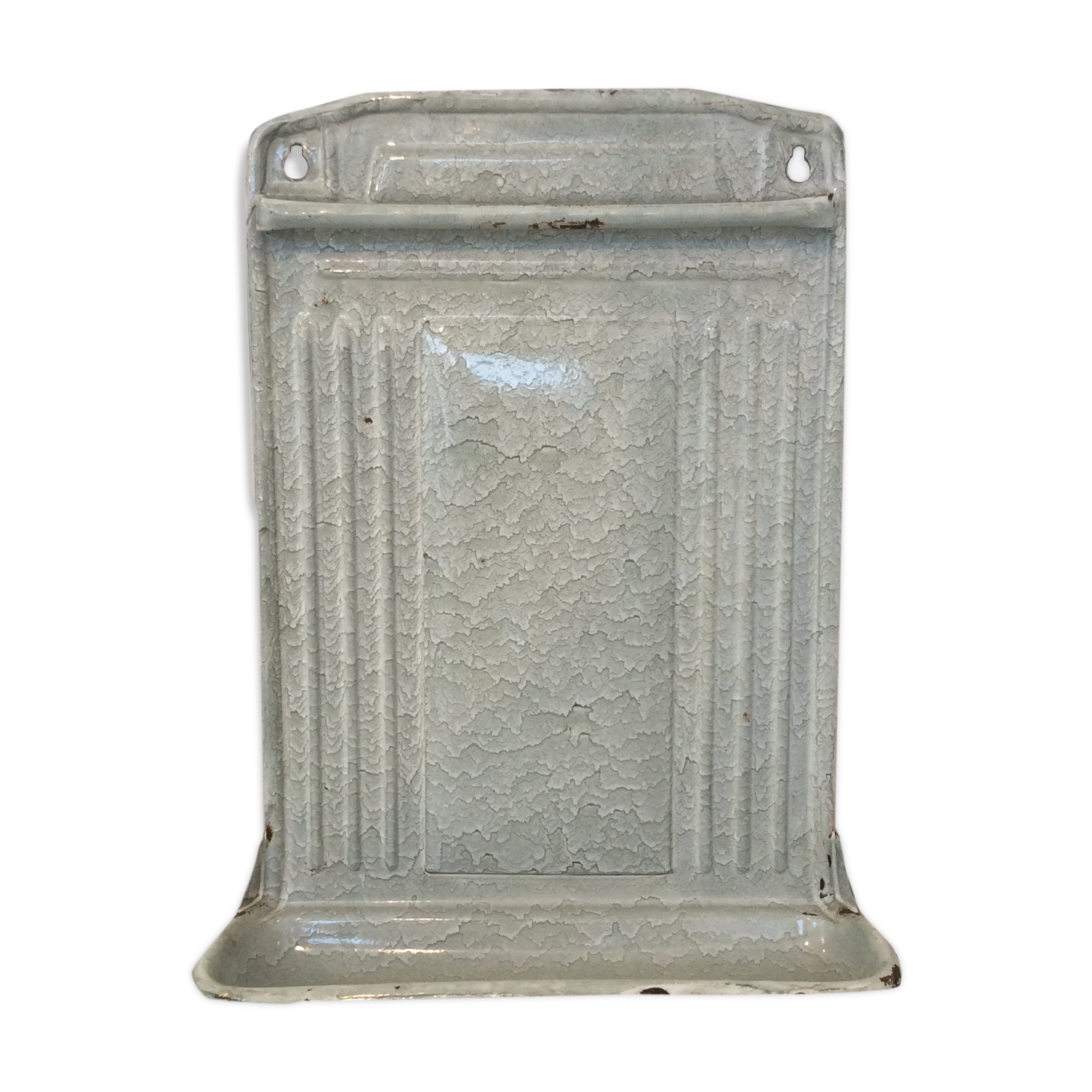 Drain door enamelled utensil