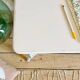 Petite table  rotin blanc