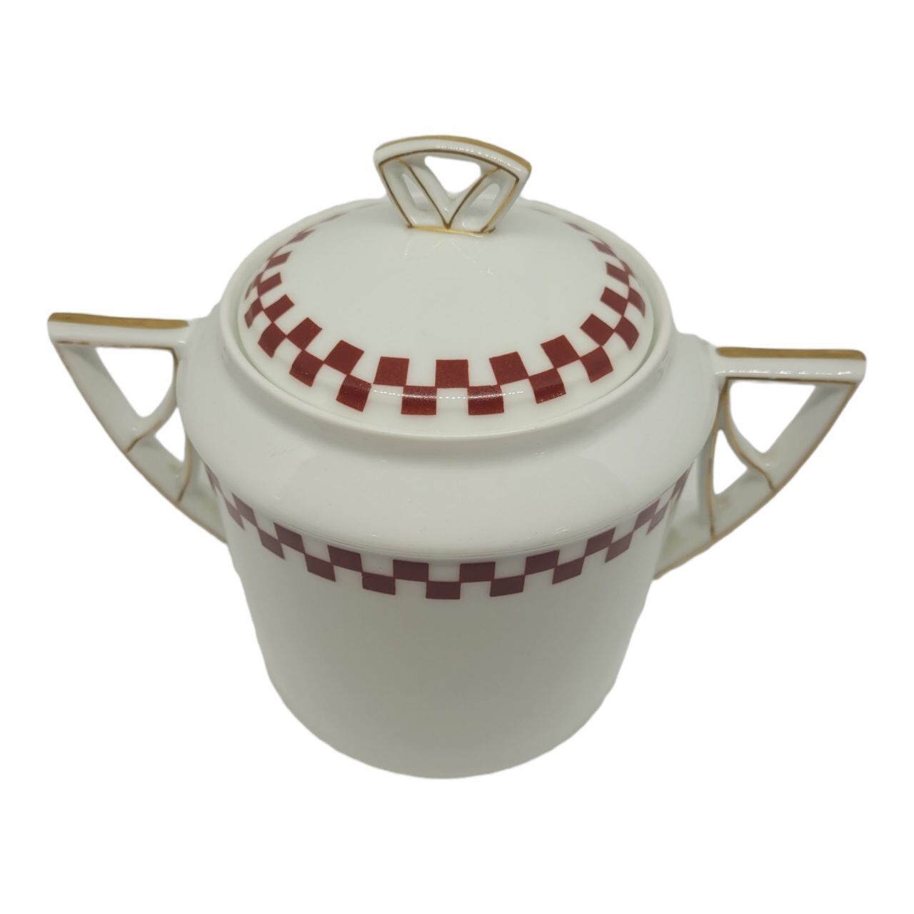 Sugar Art Deco porcelain Limoges