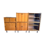 Modular vintage showcase library modernist style / Minvielle - 50s/60s