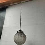 Art Deco glass pendant light