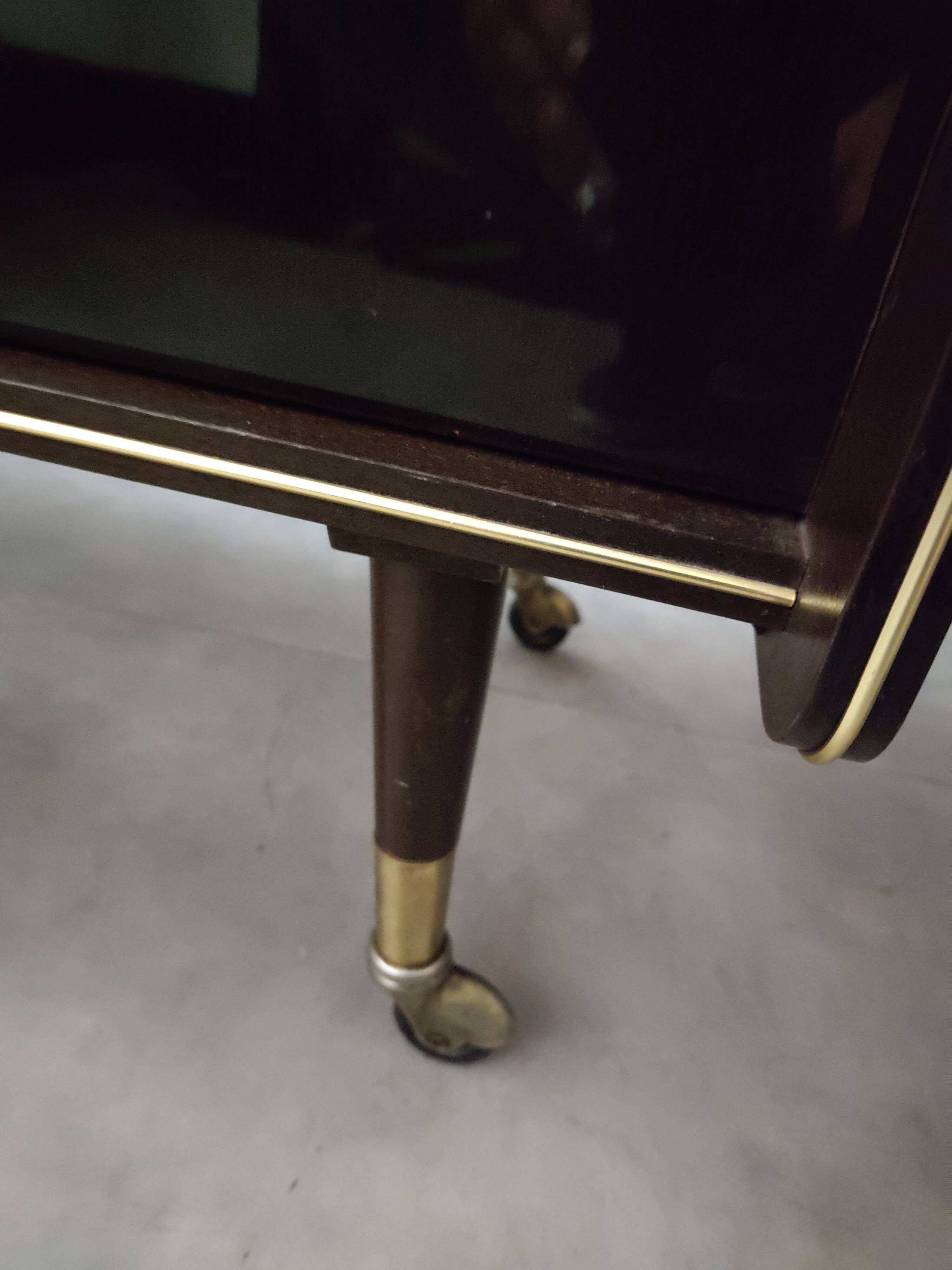 Vintage bar furniture 1950 on wheels