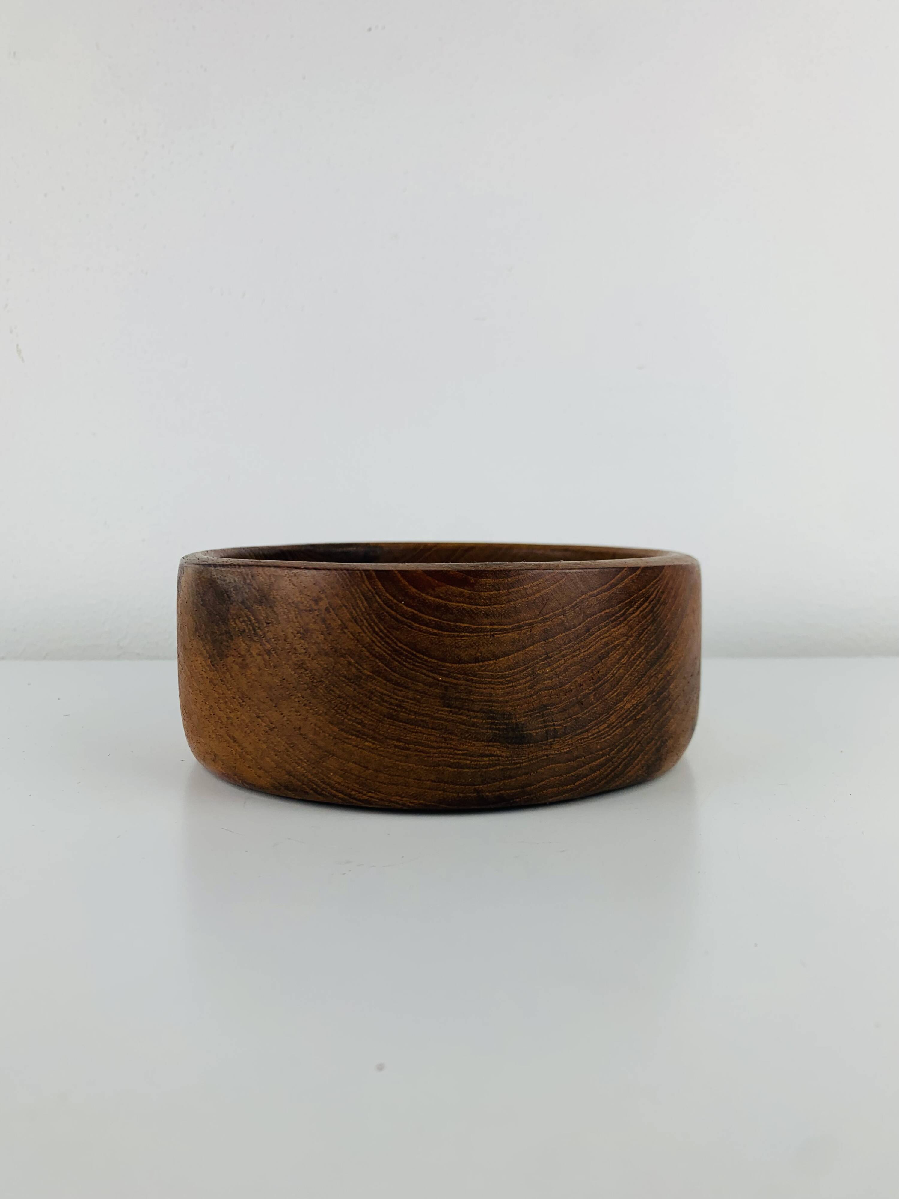 Scandinavian teak catchall, 1960s
