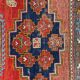 Kazak ancient Caucasian carpet 152x195 cm