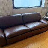 ensemble 2 canapés  cuir