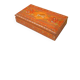 Bulgarian wooden cigarette box, pyrographed and hand-painted.
