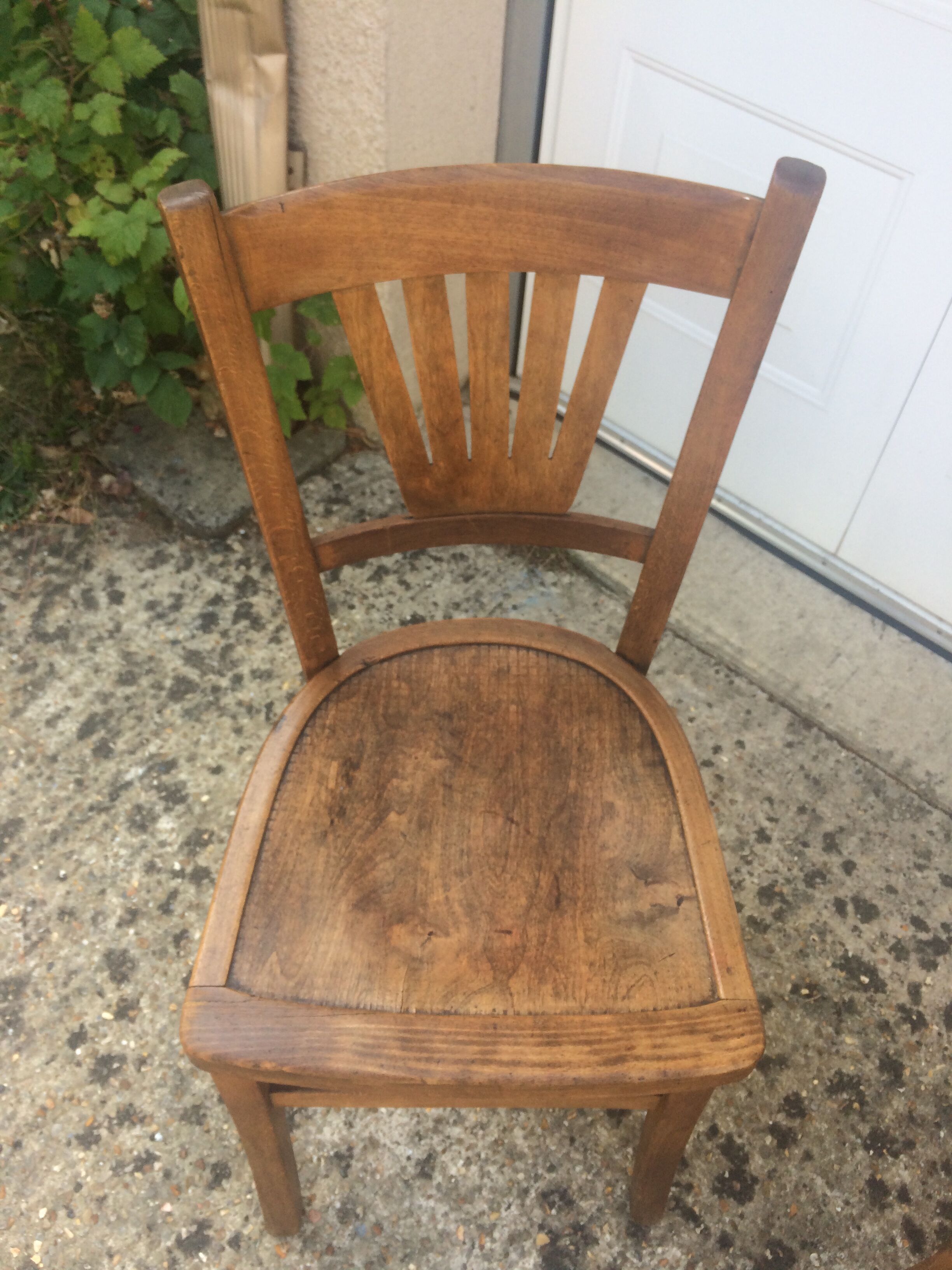 Pair of bistro chairs