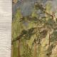 Vintage landscape painting