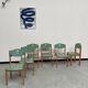 6 community chairs from the 80s
