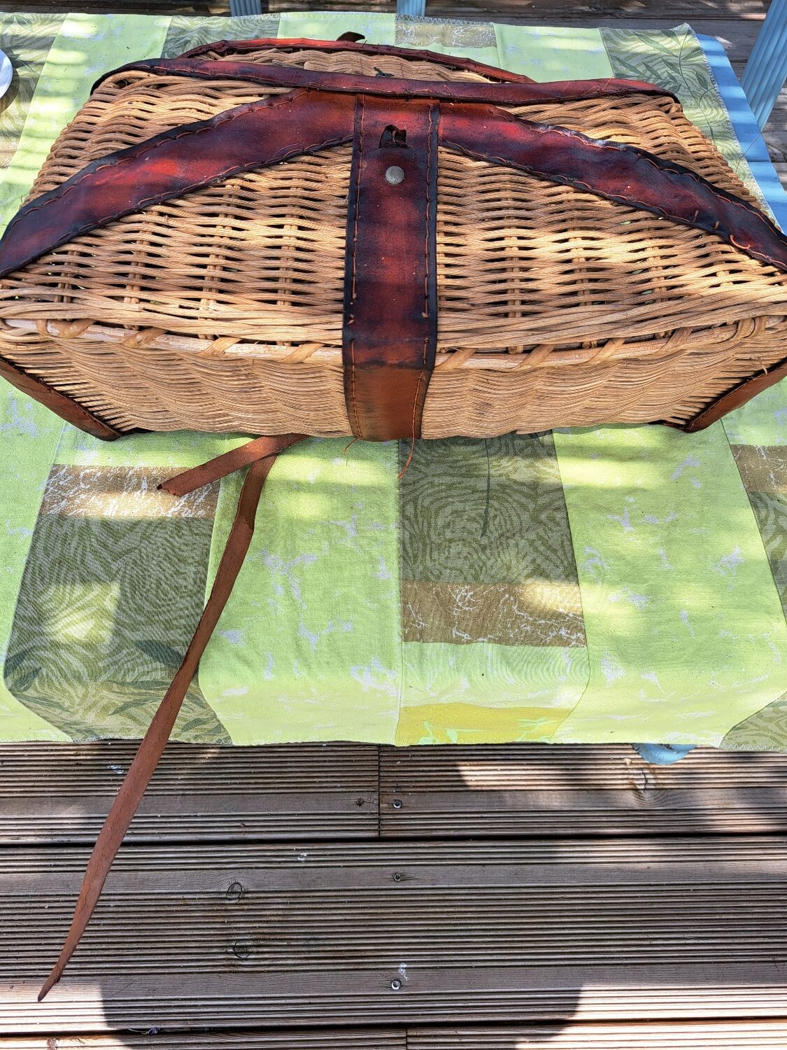 Old fishing basket