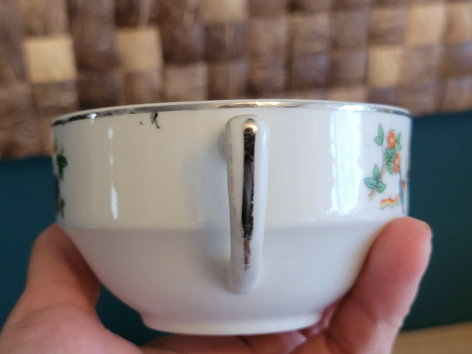 6 old coffee cups tea Raynaud R&C Cie company Limoges France