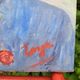 Canvas signed portrait "woman with straw hat"