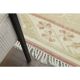 1970s Vintage Turkish Oushak Handmade Wool Cotton Beige Area Rug 153x260