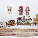 3x10 Pale Red Oriental Persian Runner Rug 86x313Cm SK 22156