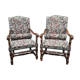 Paire de fauteuils style  Louis XIII