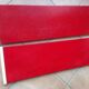 Carmine red wall flooring by Schubert Werk / vintage 60s-70s
