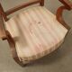 Paire de fauteuils Directoire anciens en merisier et tissu XVIII-XIX siècle
