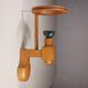 Wall lamp in oak and ceramic Guillerme and Chambron