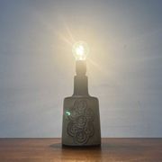 Mid-century Danish studio ceramic table lamp by Frank Keramik, 1960s.
