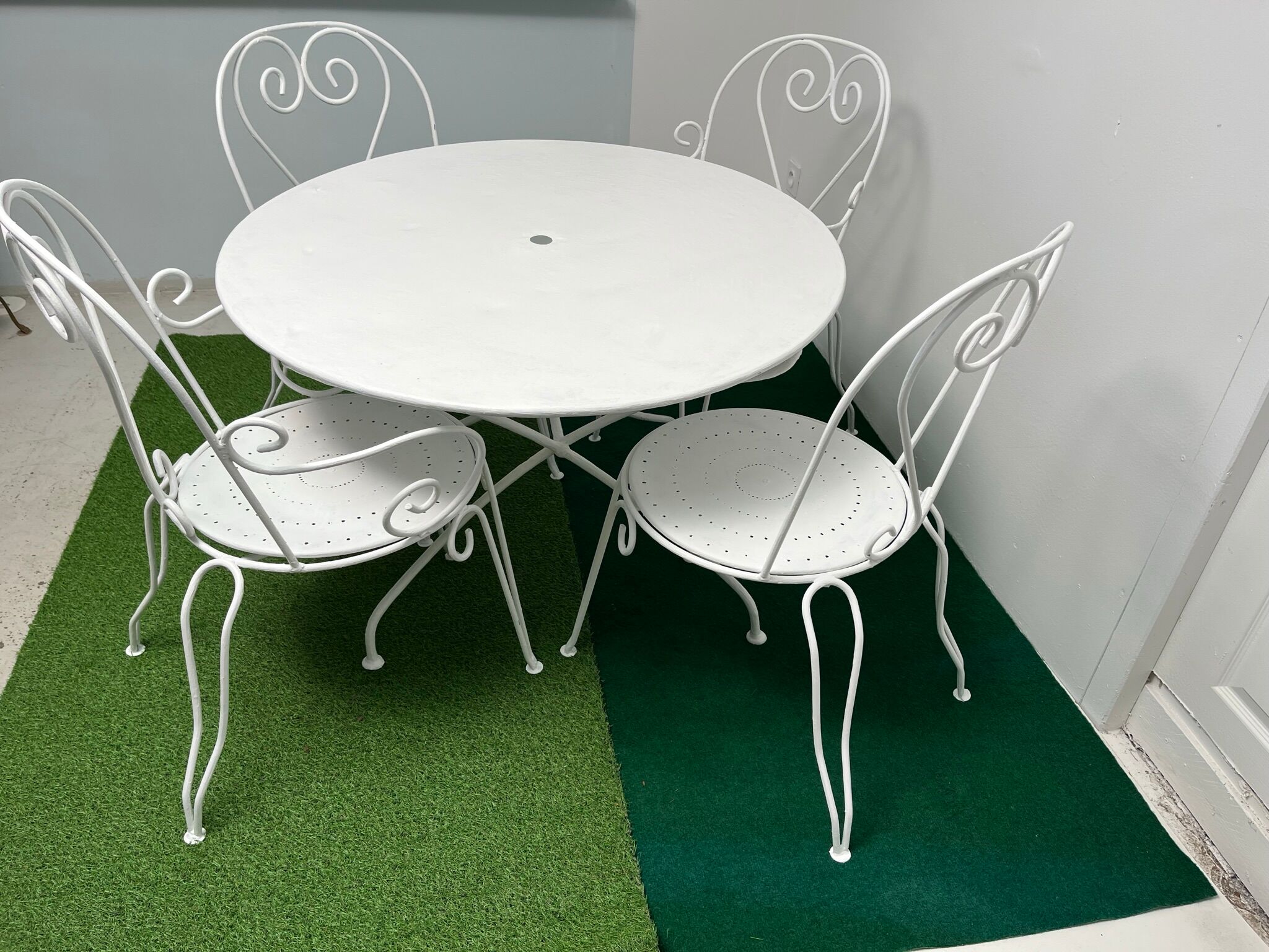 Garden furniture wrought iron year 50-60