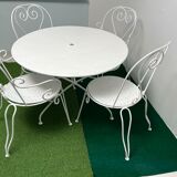 Garden furniture wrought iron year 50-60